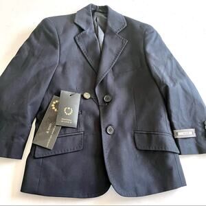 Louis V boys black suit jacket blazer sports coat  NWT size 5